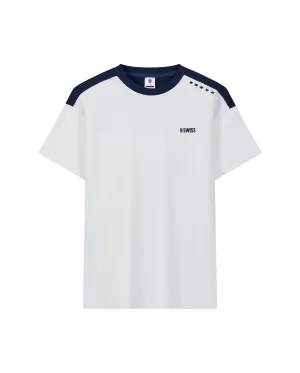 109863-115 | MEN'S K-SWISS LOGO T-SHIRT | WHITE/SPECIAL