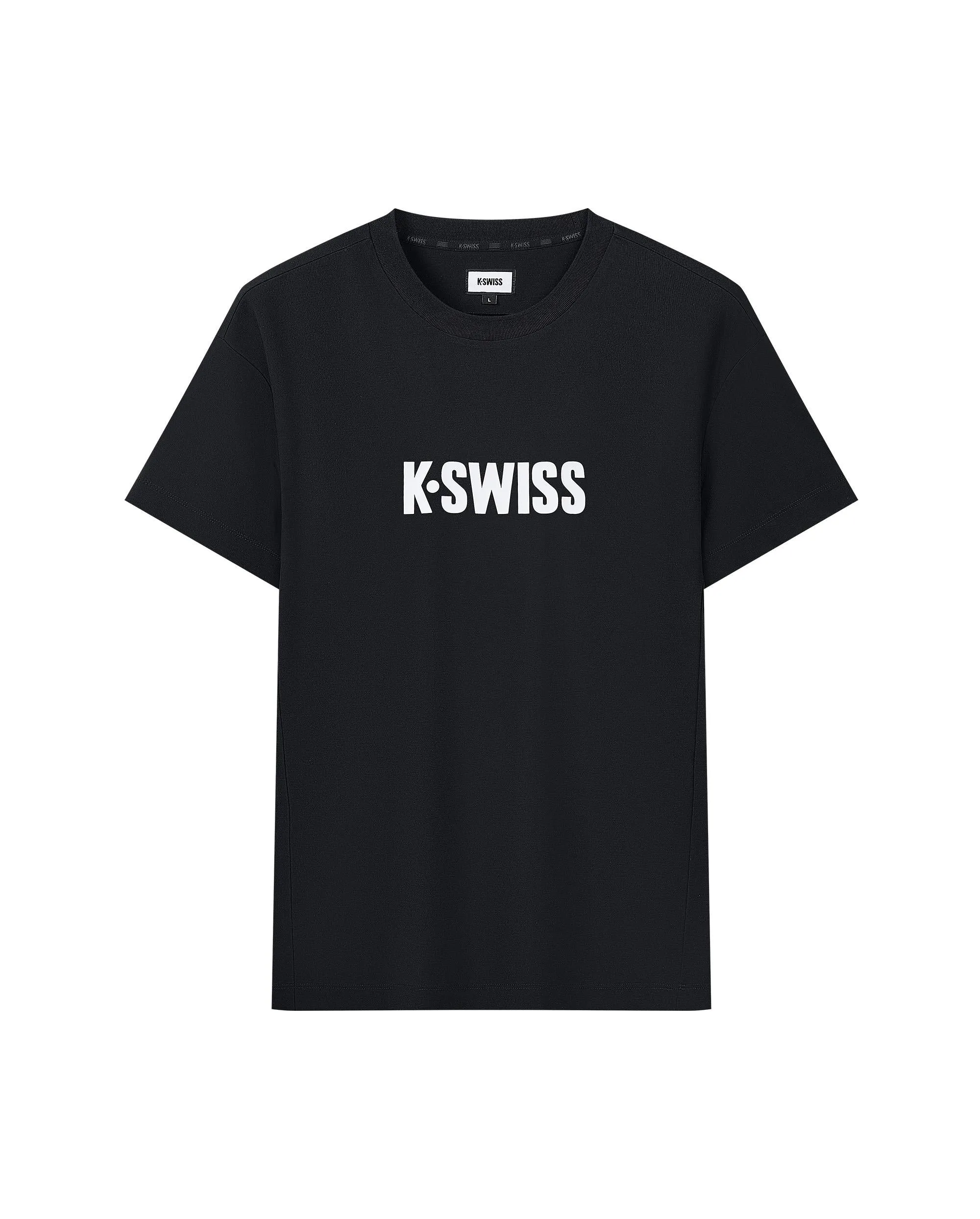109876-008 | MEN'S K-SWISS LOGO T-SHIRT | BLACK
