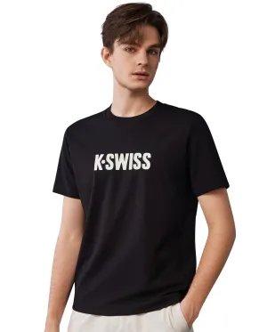109876-008 | MEN'S K-SWISS LOGO T-SHIRT | BLACK