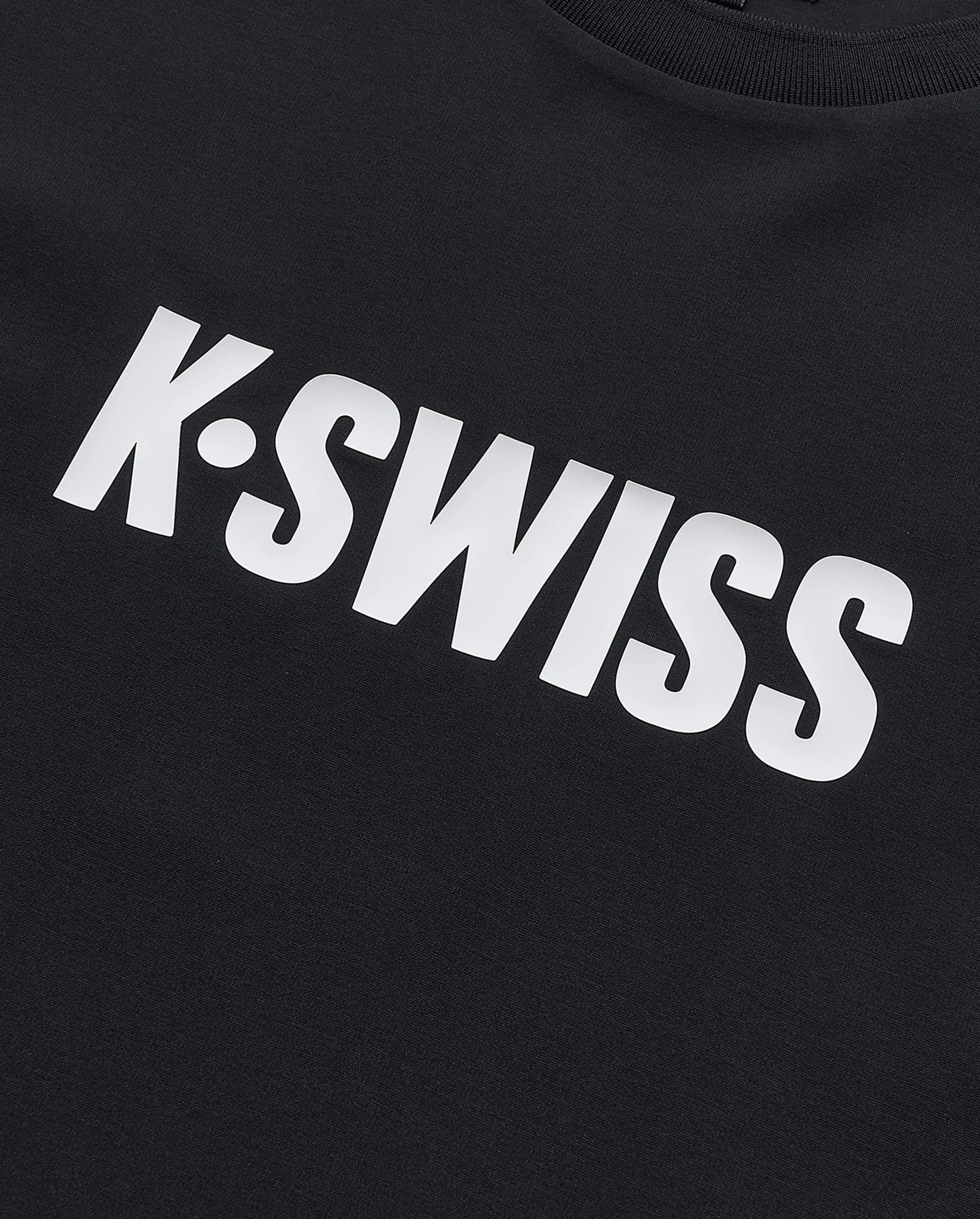 109876-008 | MEN'S K-SWISS LOGO T-SHIRT | BLACK