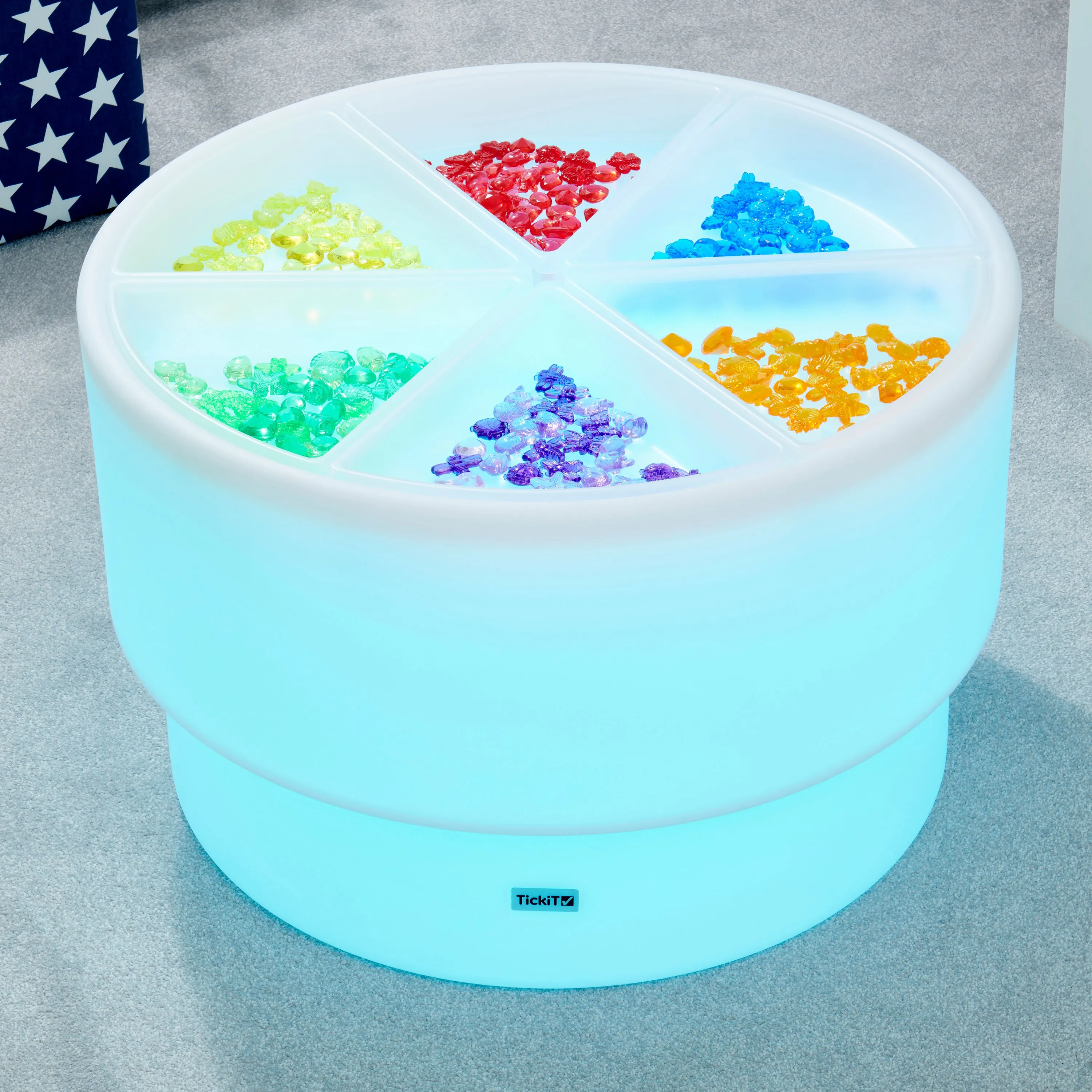 6-Piece Discovery Trays for Sensory Play
