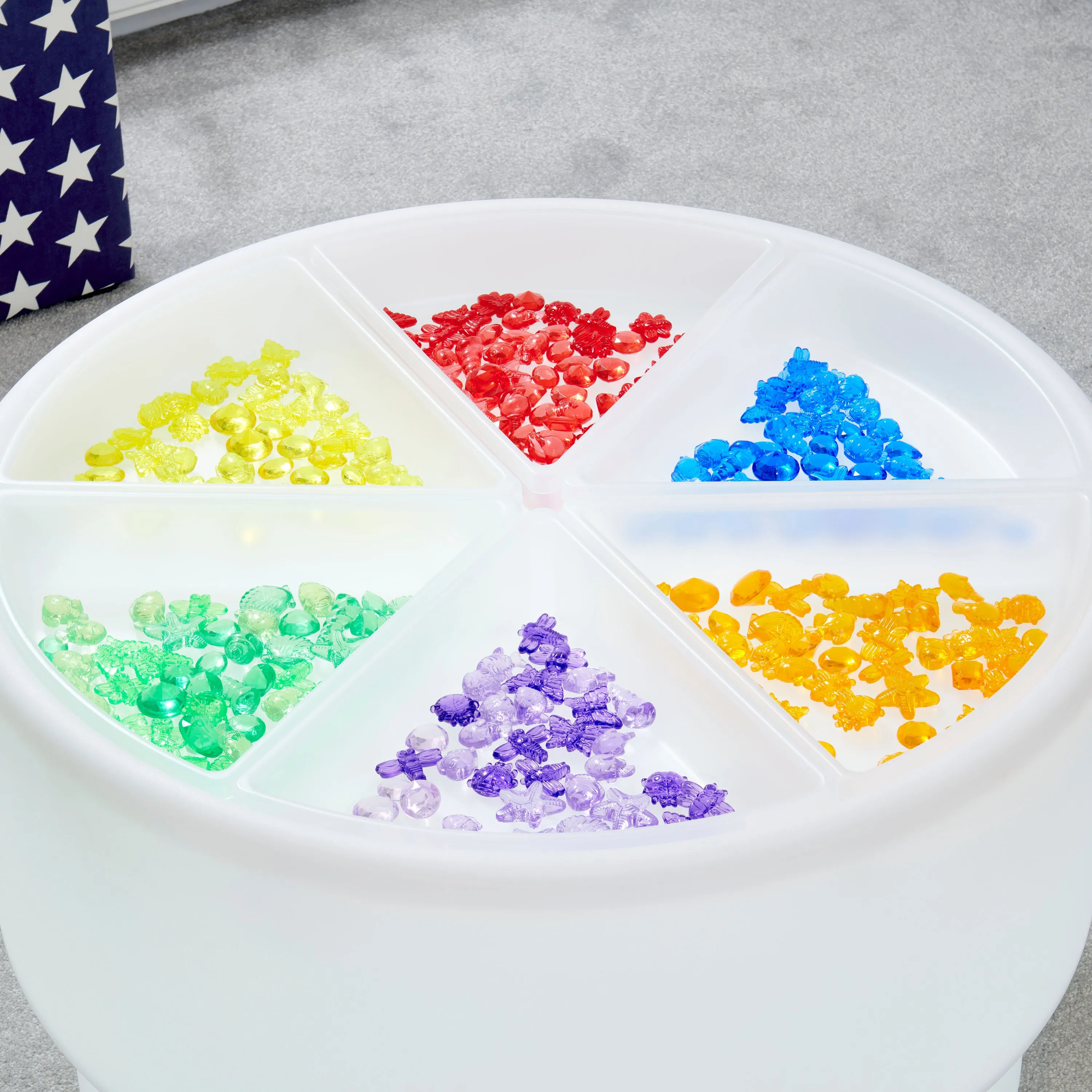 6-Piece Discovery Trays for Sensory Play