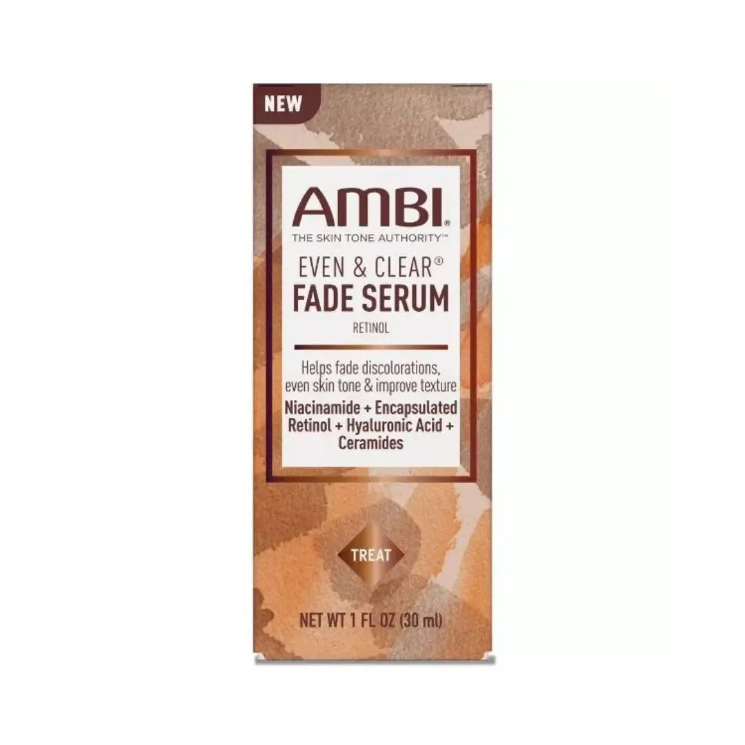 AMBI Even & Clear Fade Serum Retinol - Dark Spots & Texture 1 oz