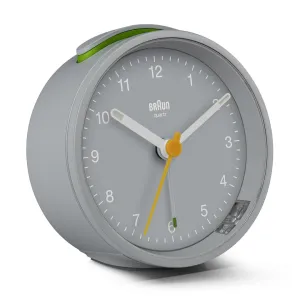 BC12 Braun classic analogue alarm clock - grey