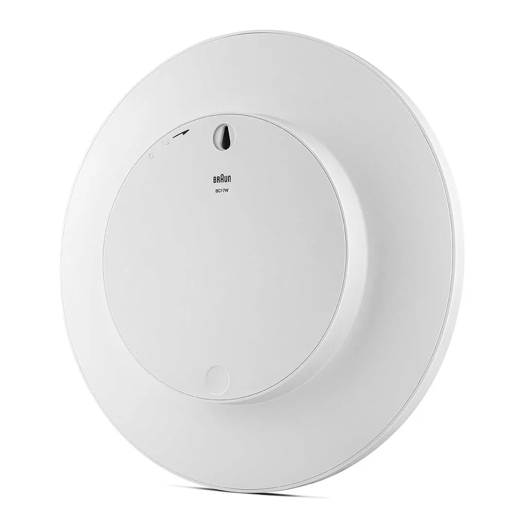 BC17 Braun classic large analogue wall clock - white