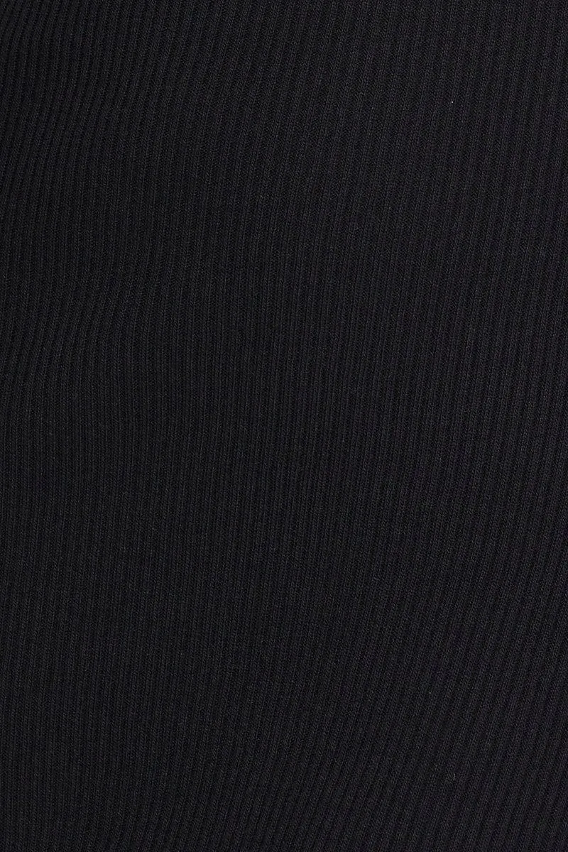 Black Knit Dress Bodycon