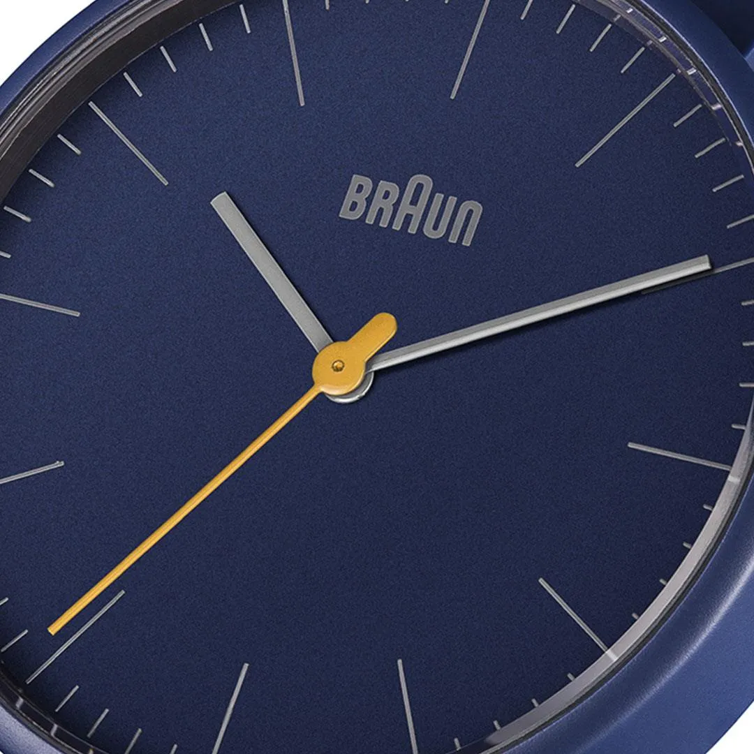 BN0171 Braun unisex classic watch - blue dial and blue ceramic bracelet