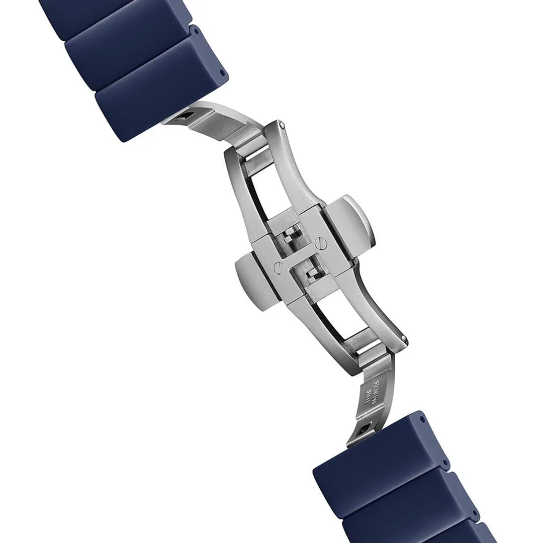 BN0171 Braun unisex classic watch - blue dial and blue ceramic bracelet