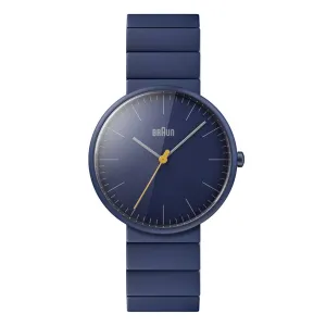 BN0171 Braun unisex classic watch - blue dial and blue ceramic bracelet