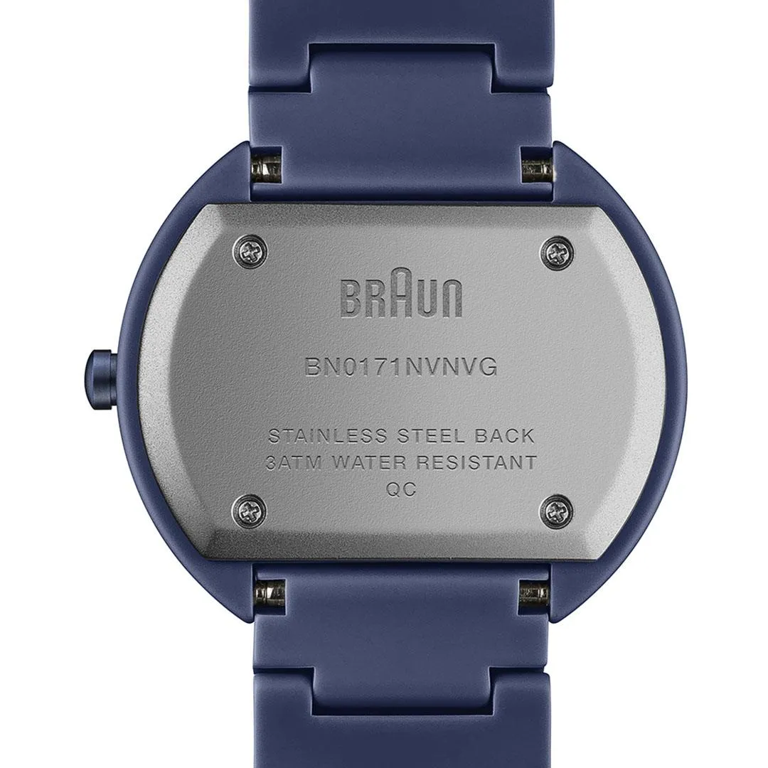 BN0171 Braun unisex classic watch - blue dial and blue ceramic bracelet
