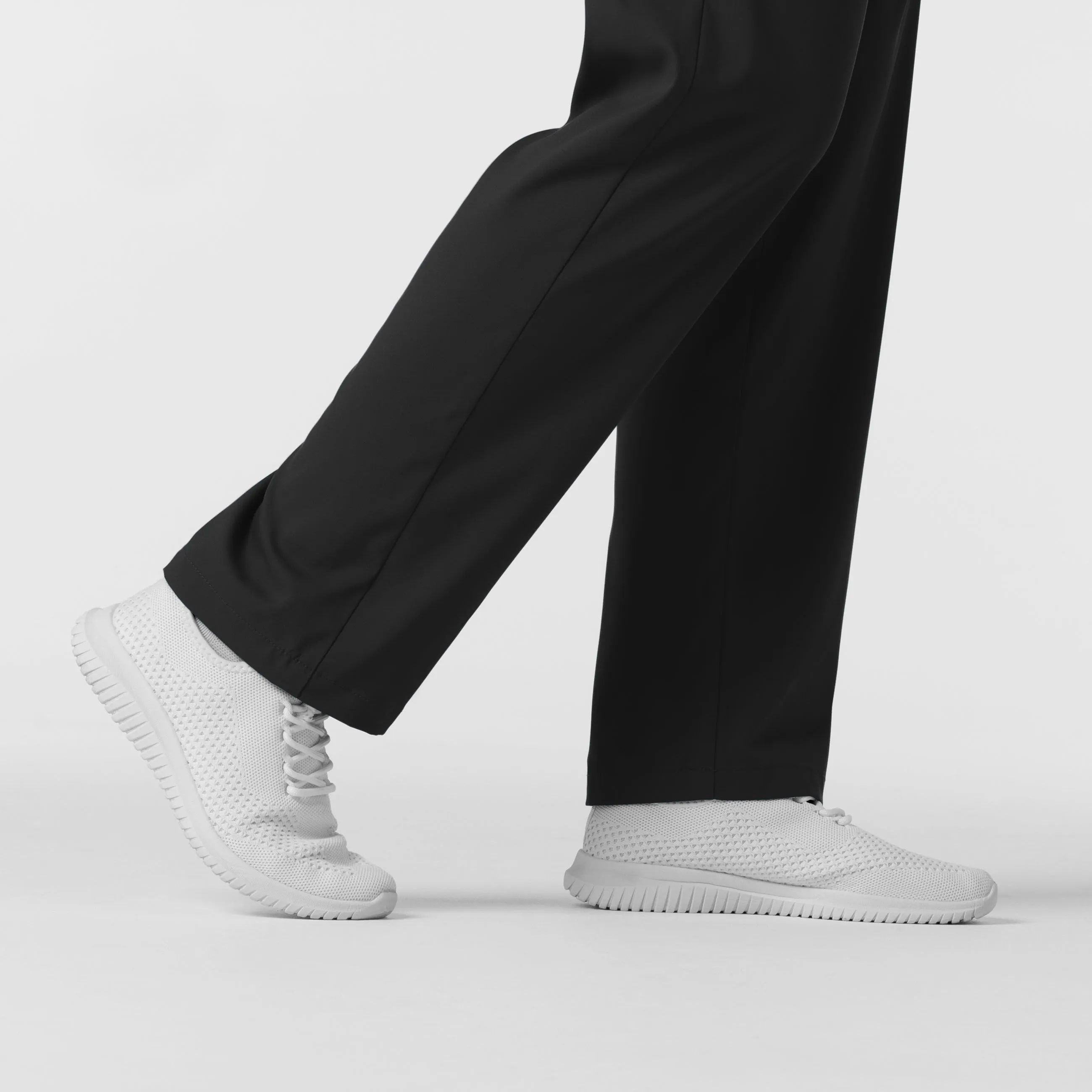 Boundless Unisex Straight Leg Scrub Pant - Black