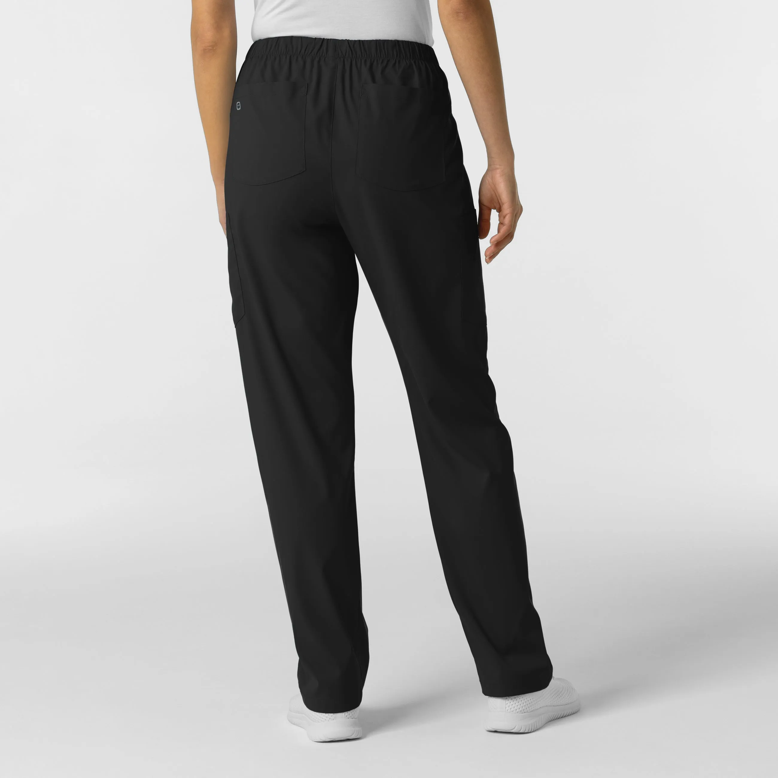Boundless Unisex Straight Leg Scrub Pant - Black