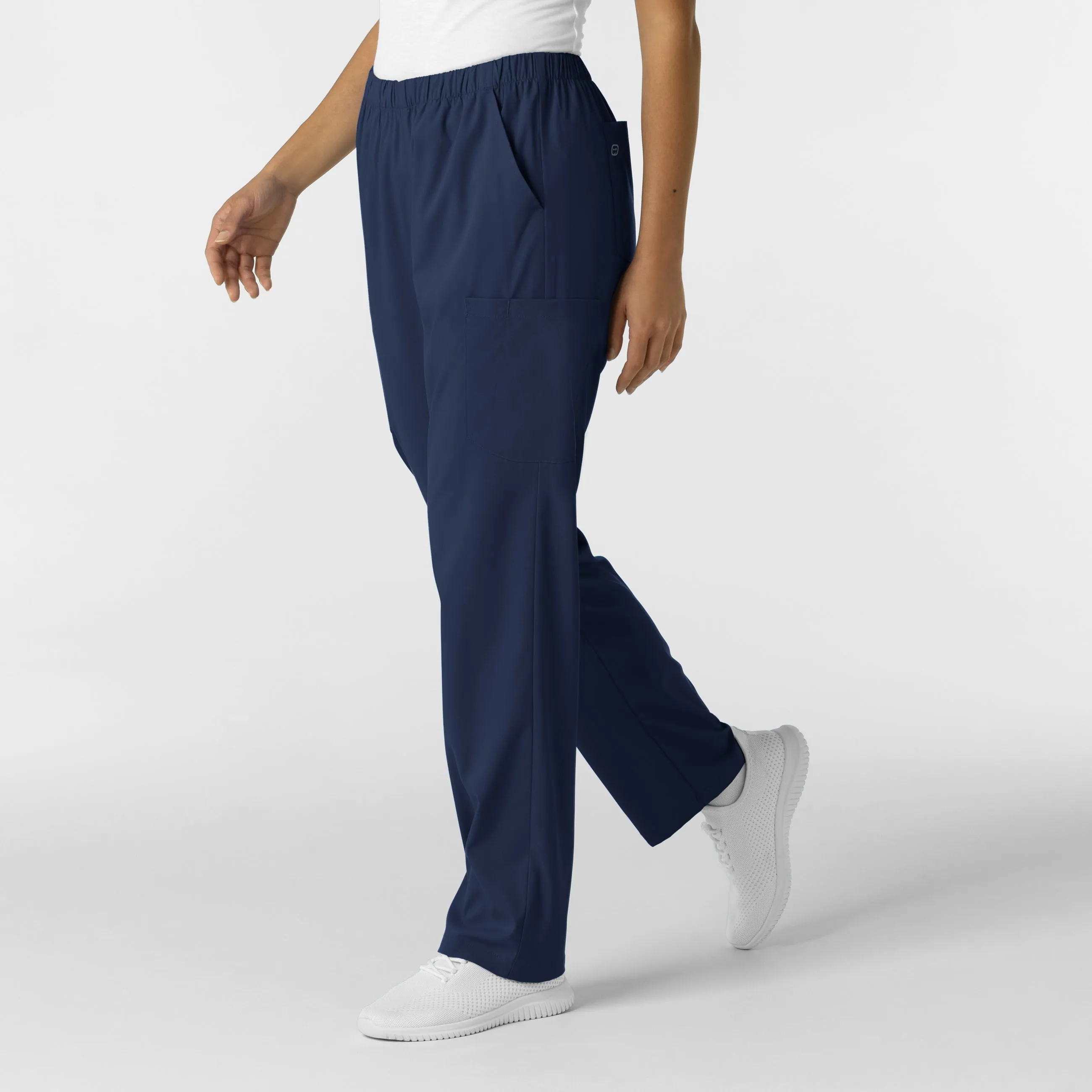 Boundless Unisex Straight Leg Scrub Pant - Navy