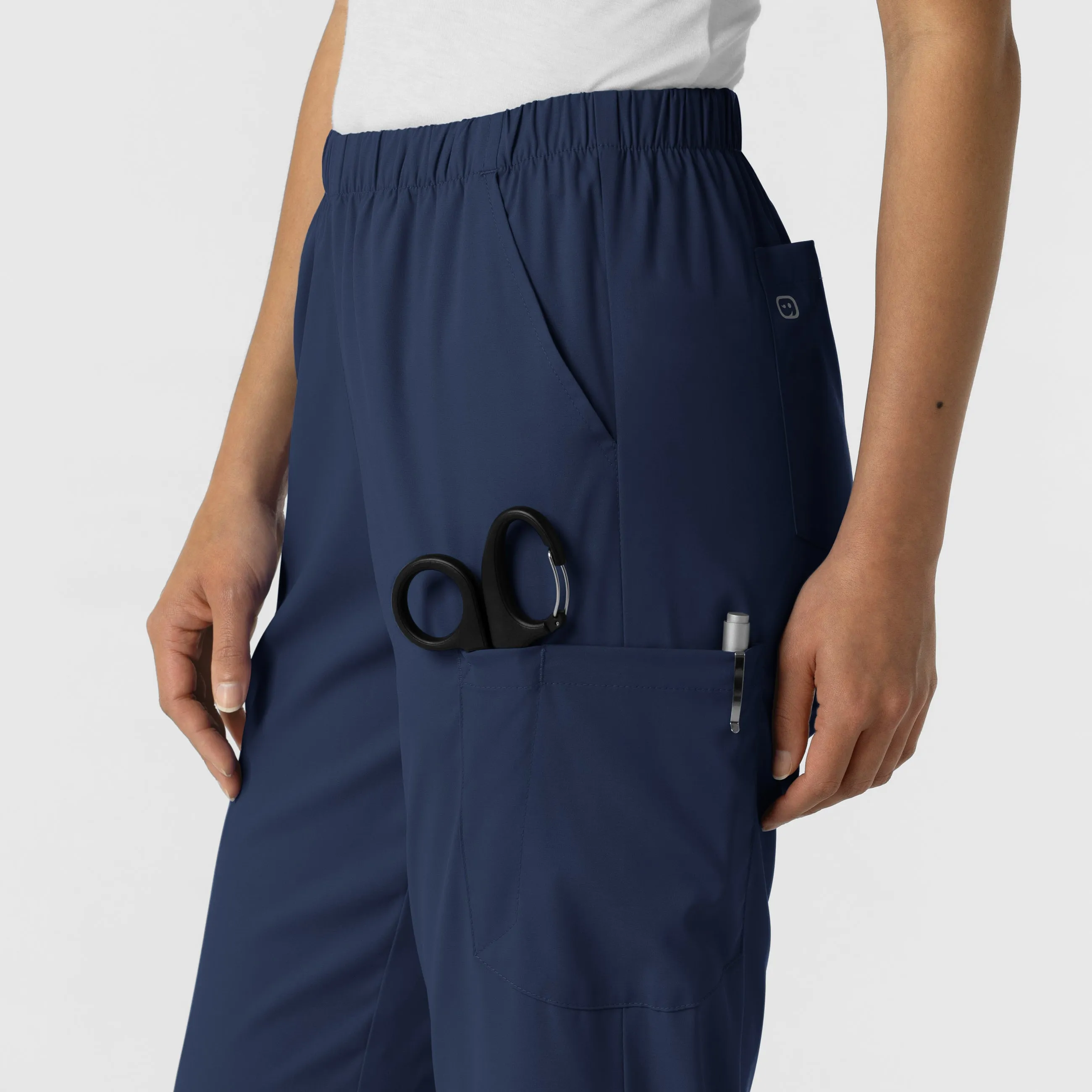 Boundless Unisex Straight Leg Scrub Pant - Navy