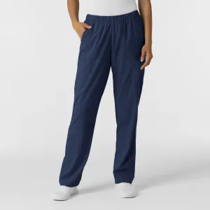 Boundless Unisex Straight Leg Scrub Pant - Navy