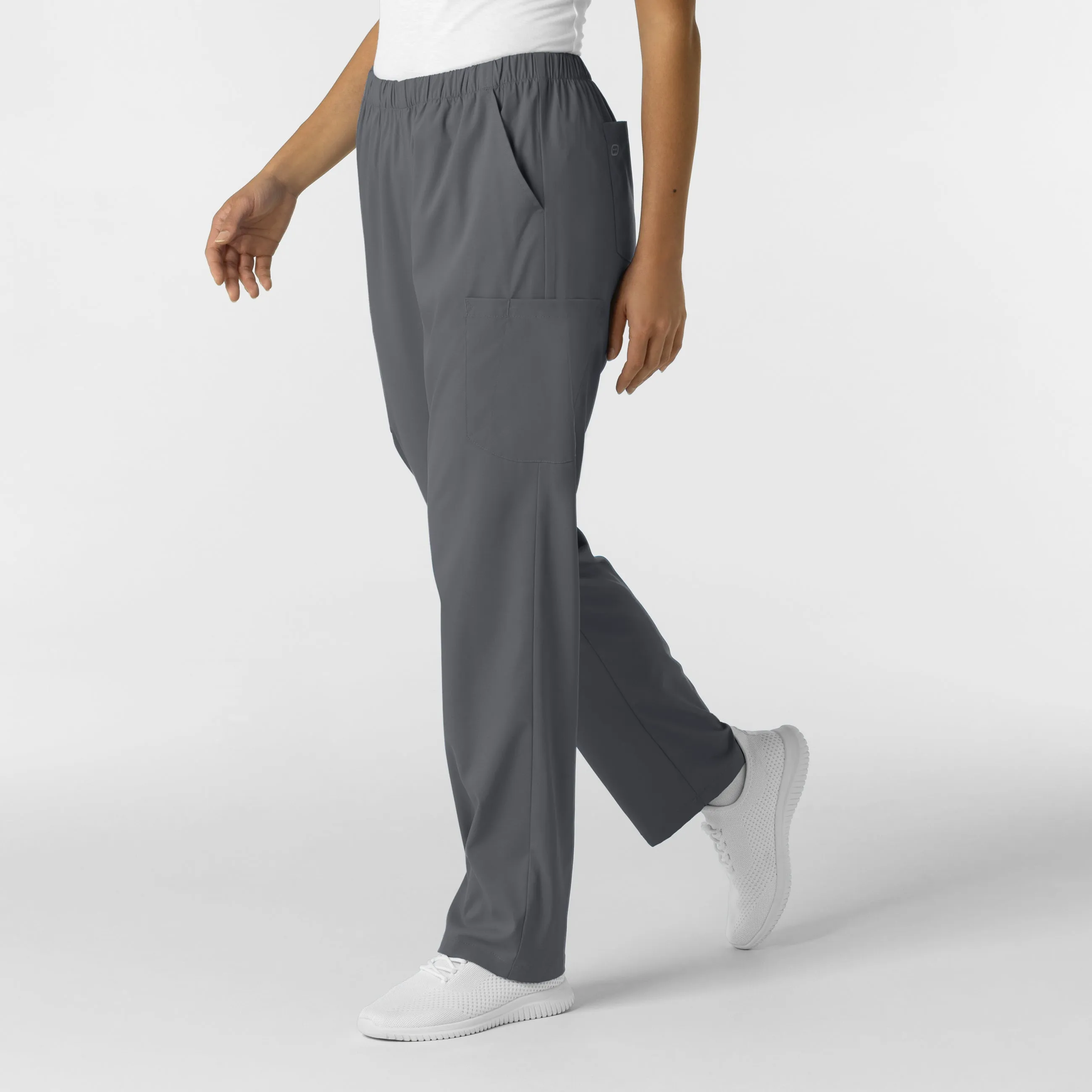 Boundless Unisex Straight Leg Scrub Pant - Pewter