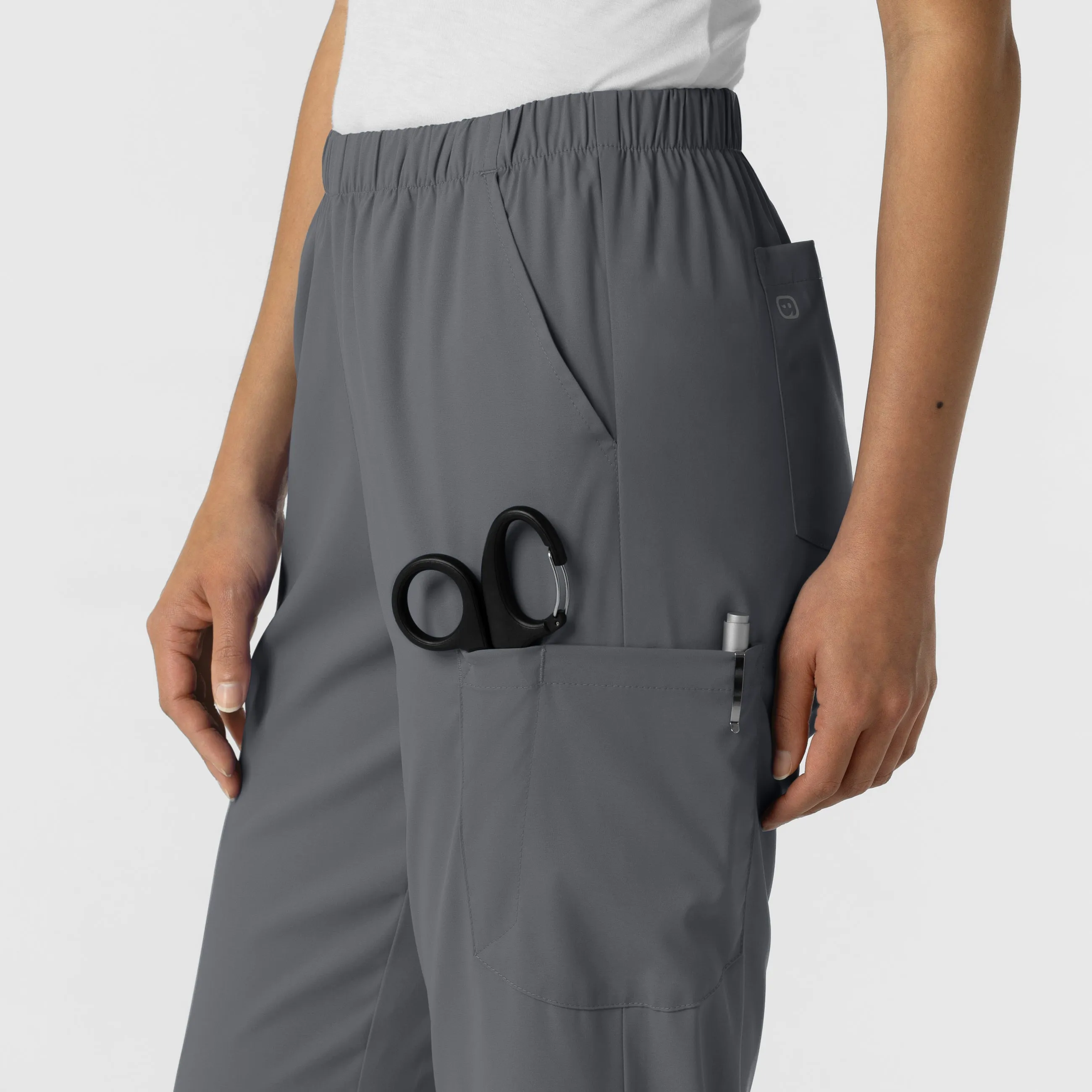 Boundless Unisex Straight Leg Scrub Pant - Pewter