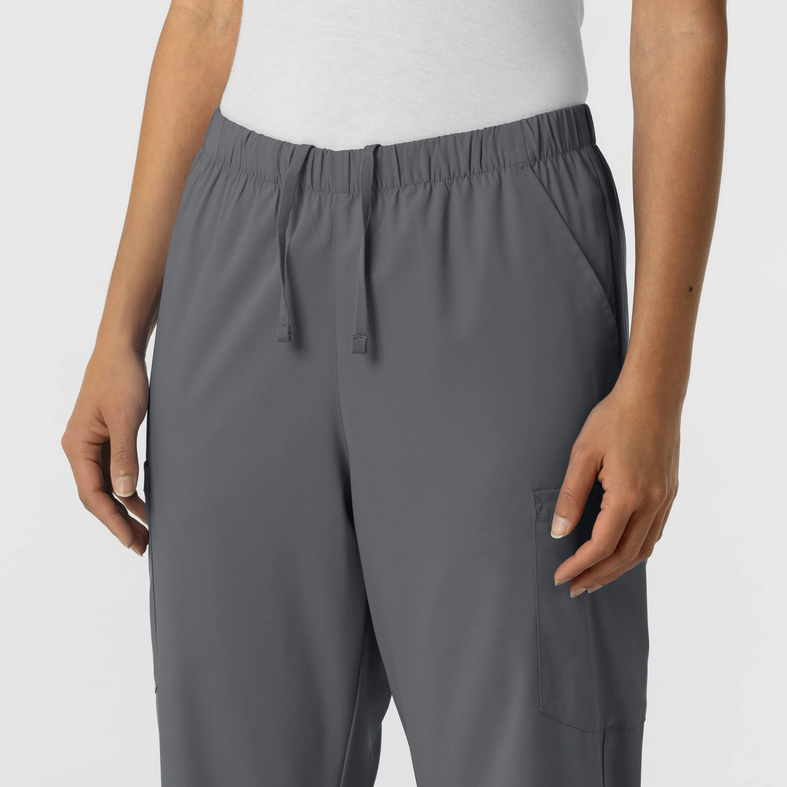 Boundless Unisex Straight Leg Scrub Pant - Pewter