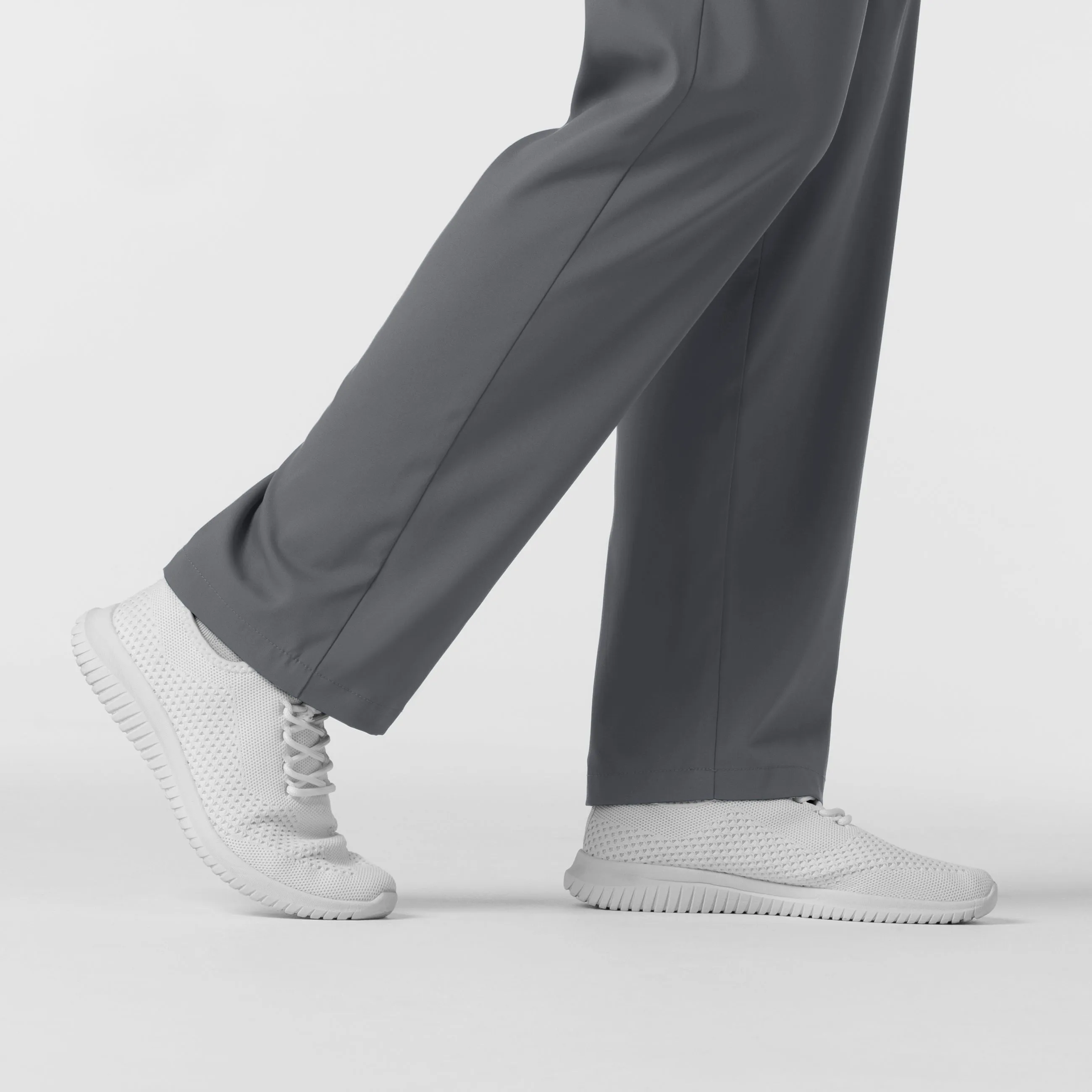 Boundless Unisex Straight Leg Scrub Pant - Pewter