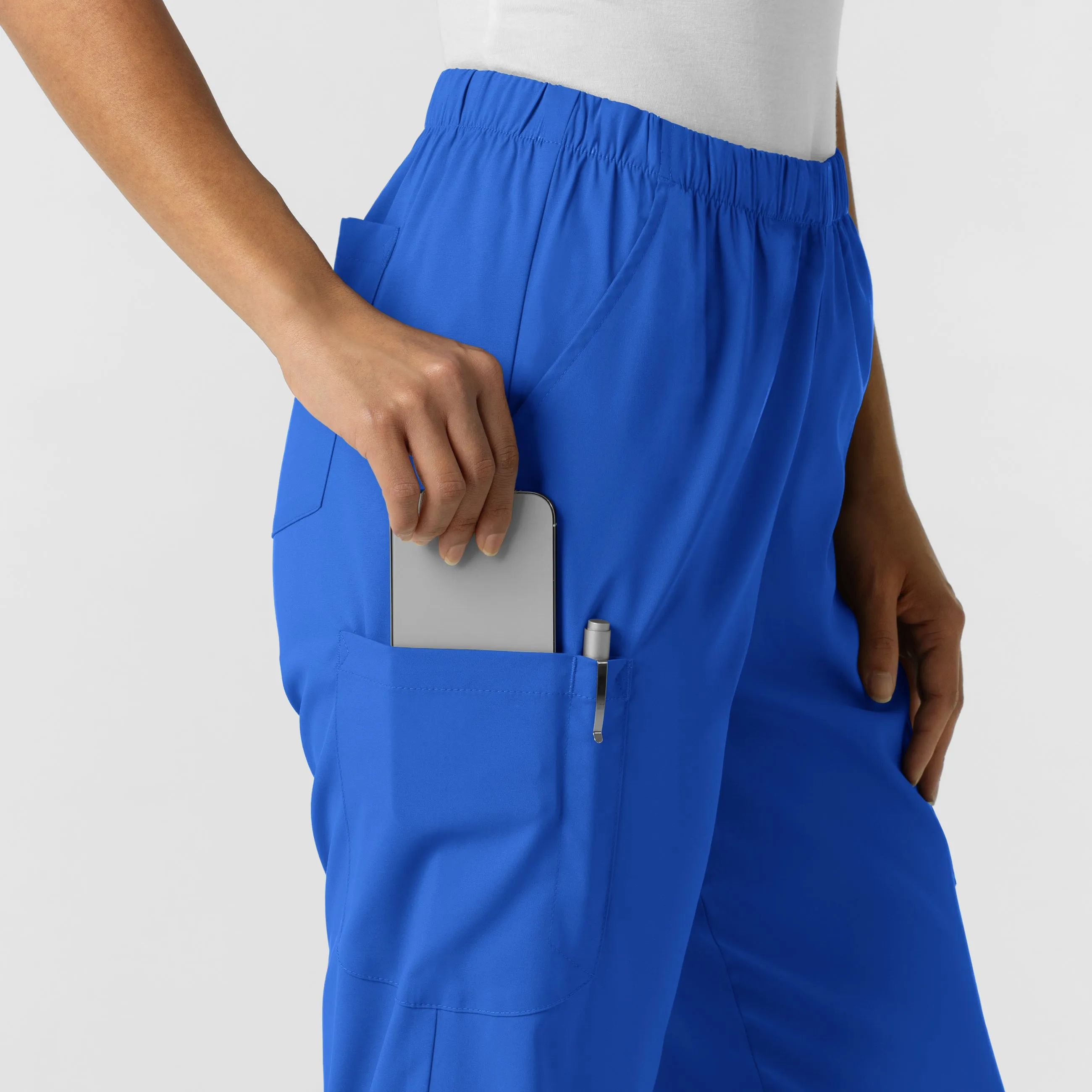 Boundless Unisex Straight Leg Scrub Pant - Royal