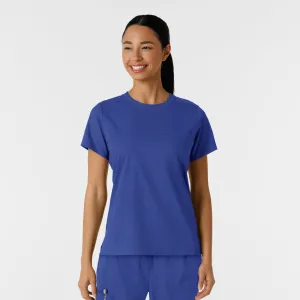 Boundless Women's Crew Neck Scrub Top - Galaxy Blue