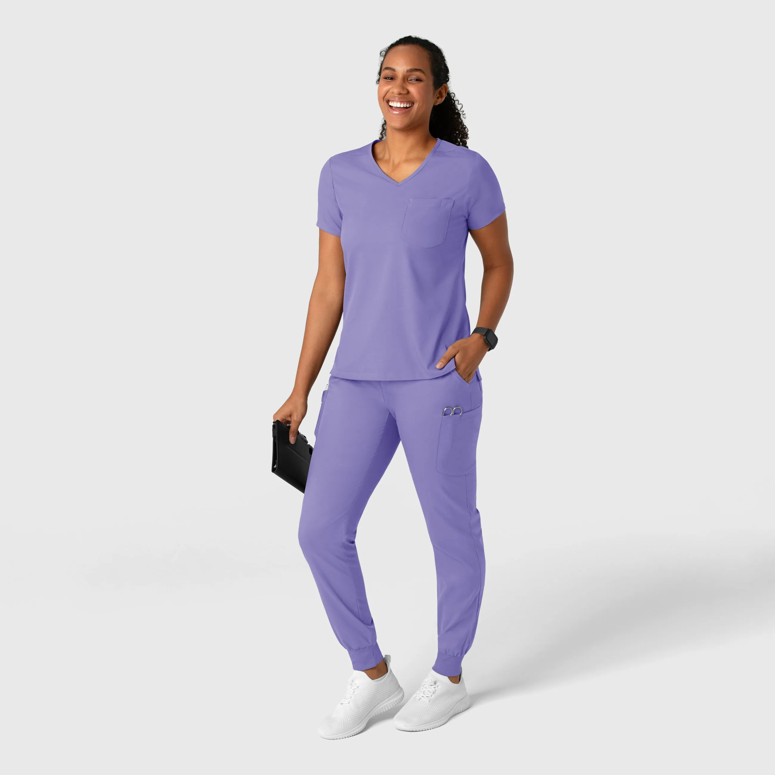 Boundless Women's Jogger Scrub Pant - Iris Purple