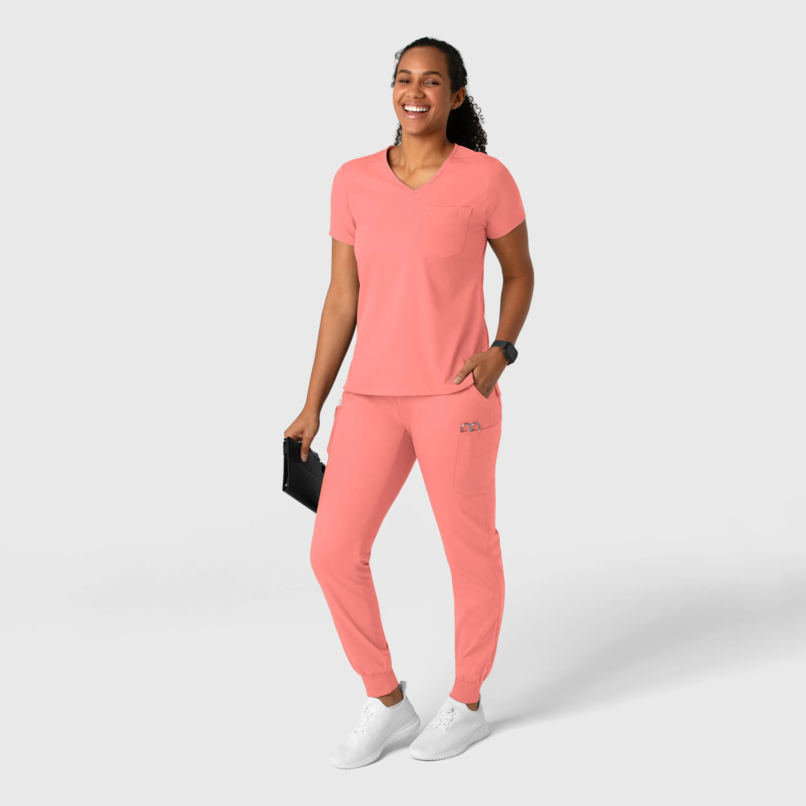 Boundless Women's Jogger Scrub Pant - Paradise Pink