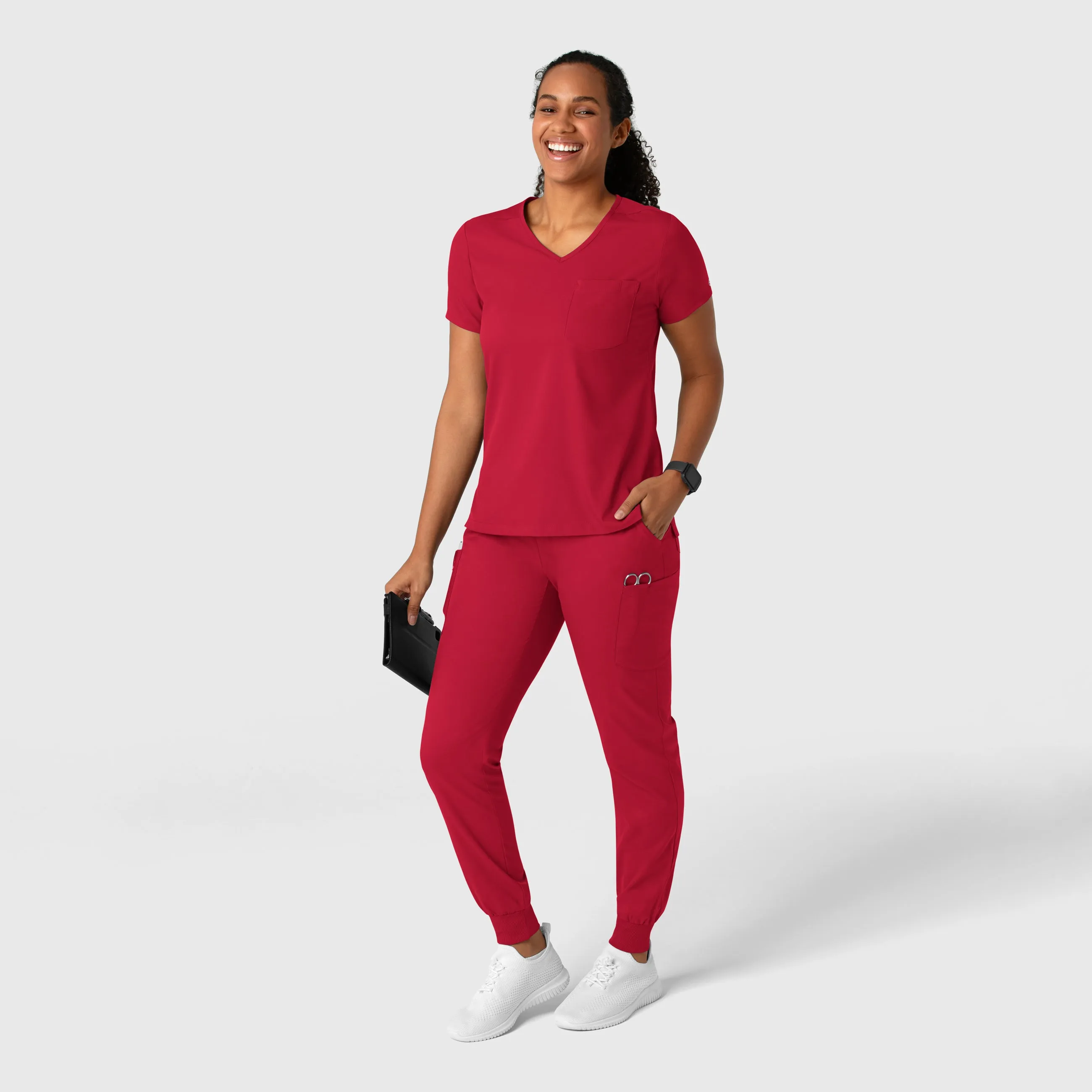 Boundless Women's Jogger Scrub Pant - Red
