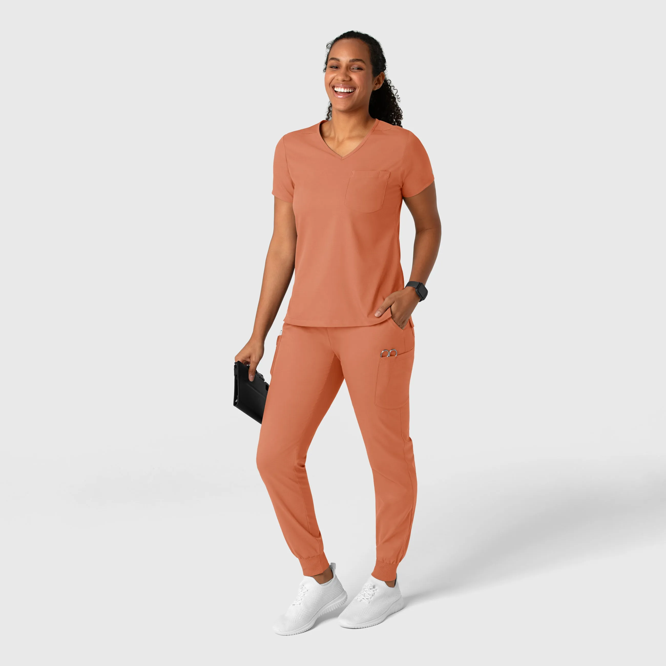 Boundless Women's Jogger Scrub Pant - Terracotta