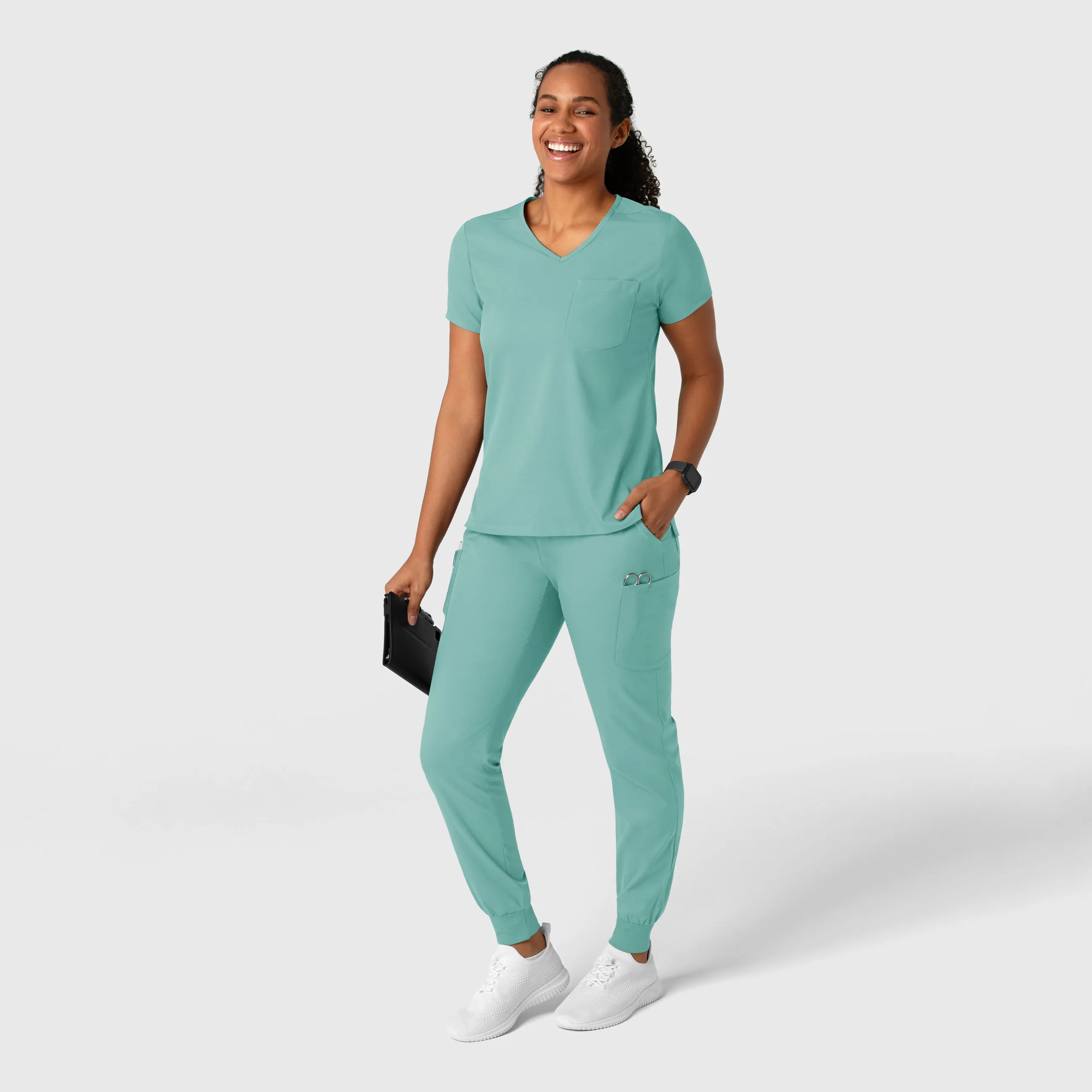 Boundless Women's Jogger Scrub Pant - Turquoise