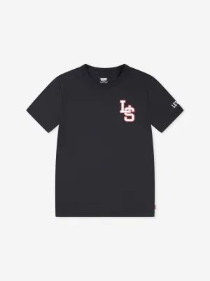 Boys LS Monogram T-Shirt in Black