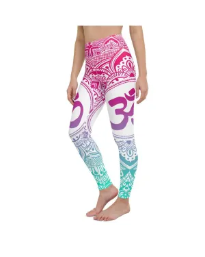 Bright OM Yoga Pants