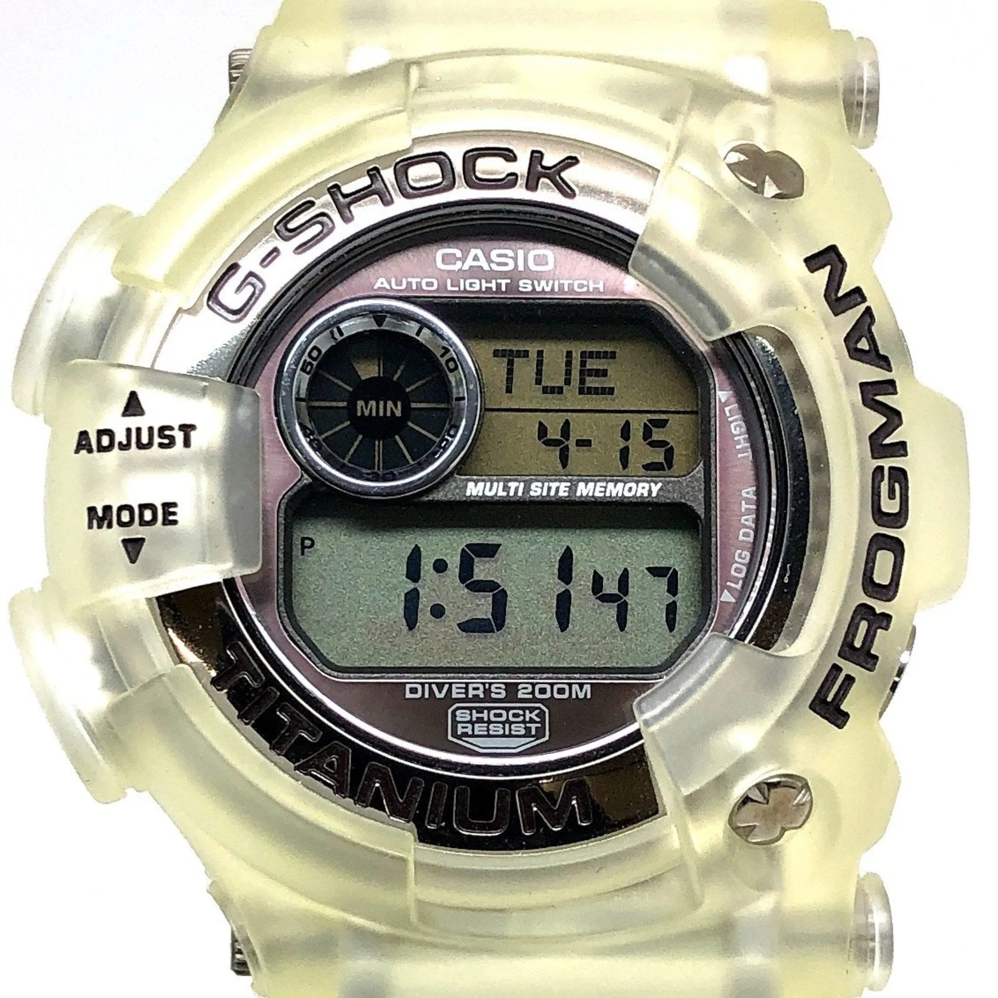 Casio G-Shock Clear Titanium Wristwatch (Pre-Owned)