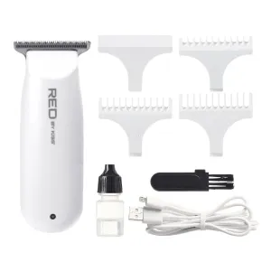 Cordless Rechargeable Mini Trimmer - Red by Kiss