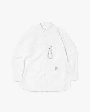 Cordura Typewriter LS Shirt White