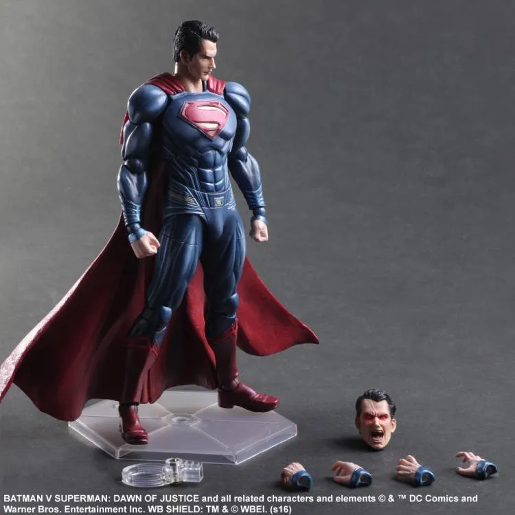DC Universe Batman V Superman Dawn of Justice Superman Variant Play Arts Kai Action Figure