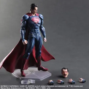 DC Universe Batman V Superman Dawn of Justice Superman Variant Play Arts Kai Action Figure