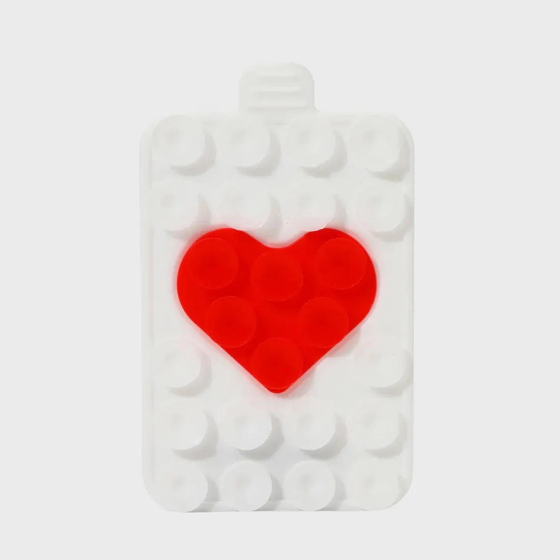 Double Heart Bestie White/Red
