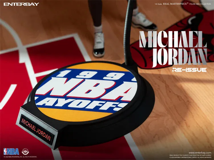 Enterbay Real Masterpieces 1/6 NBA Chicago Bulls Michael Jordan (I'm Back #45 Re-Issue Limited Edition) Sixth Scale Action Figure RM-1053