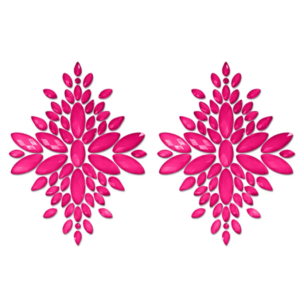 Fantasy Lingerie Glow In The Dark Fashion Jewel Nipple Pasties
