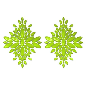 Fantasy Lingerie Glow In The Dark Fashion Jewel Nipple Pasties