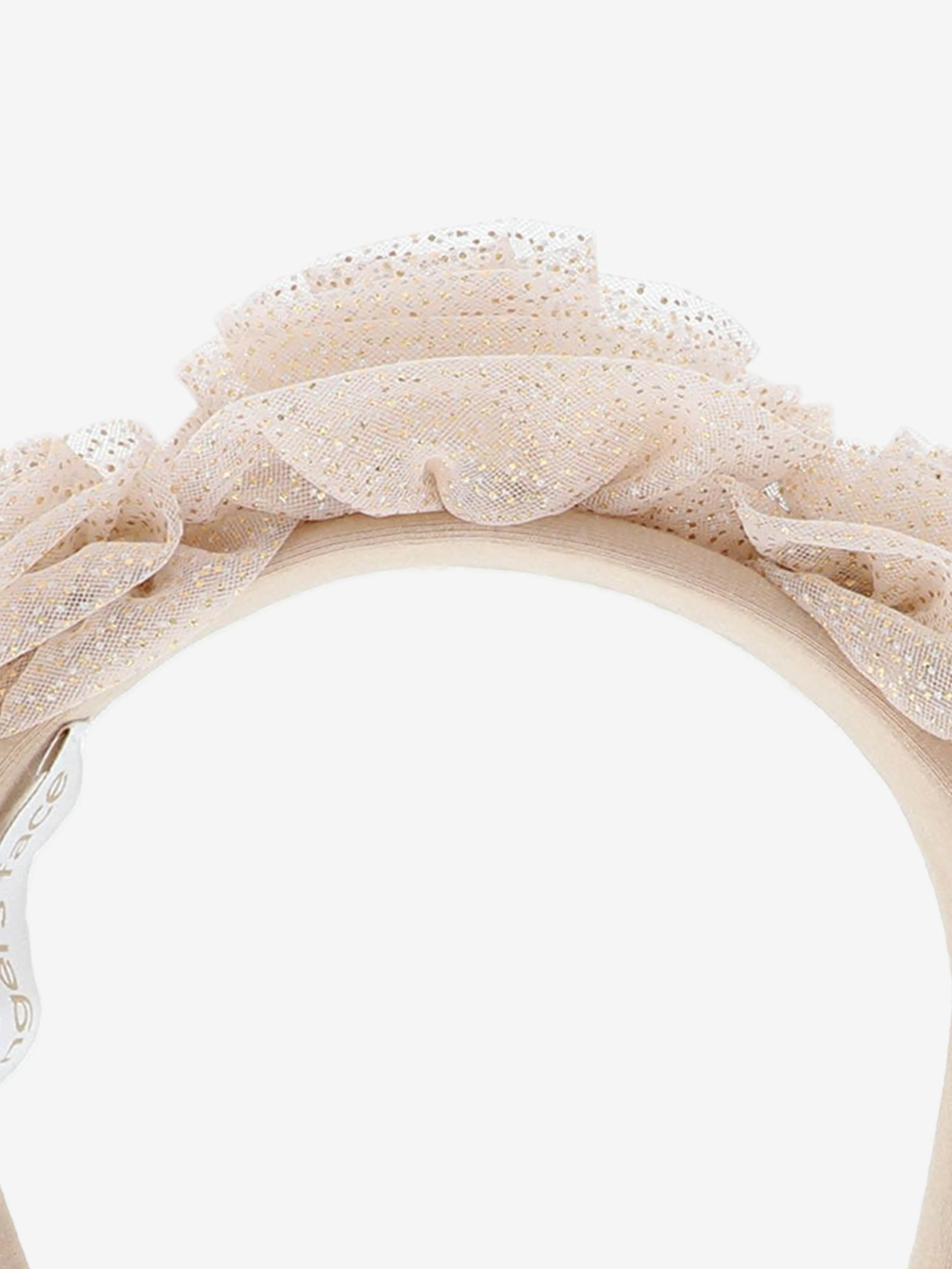 Girls Rosie Tulle Alice Band in Gold