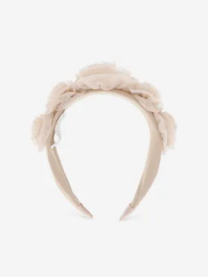 Girls Rosie Tulle Alice Band in Gold
