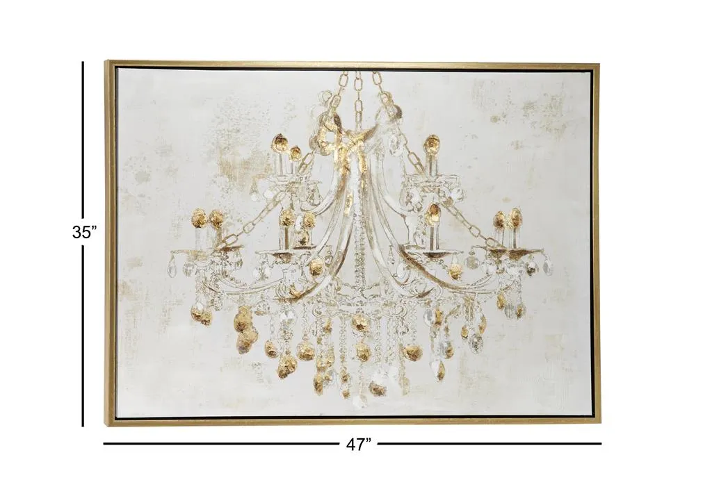 GOLD ECLECTIC CANVAS WALL ART