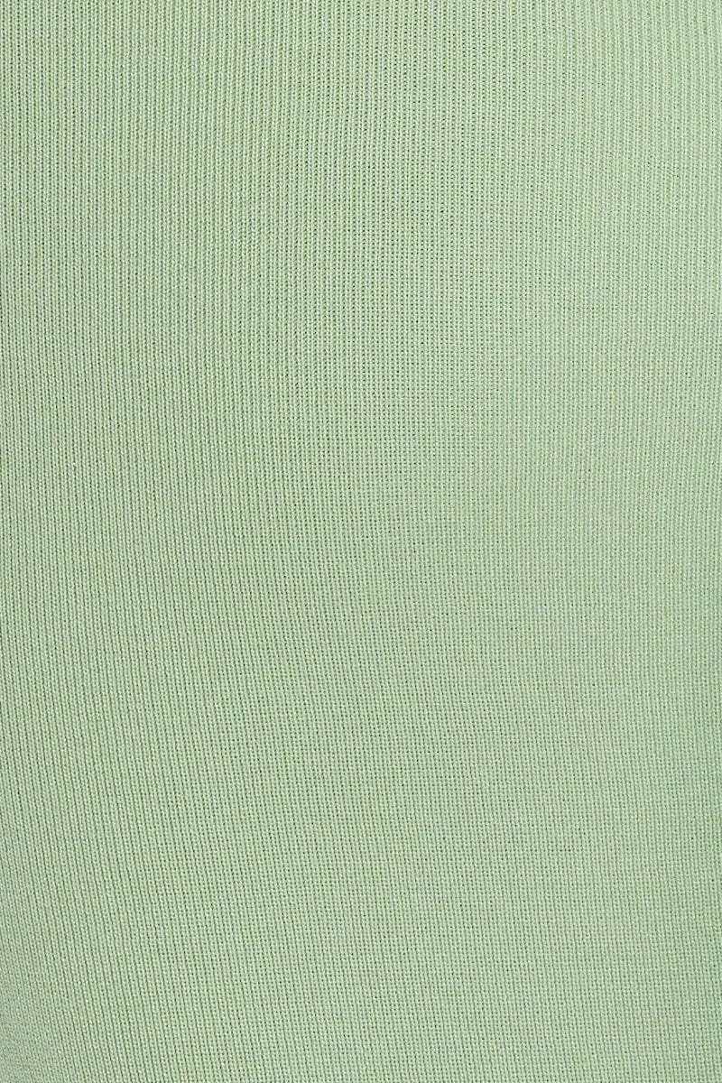 Green Maxi Dress Bodycon Knit
