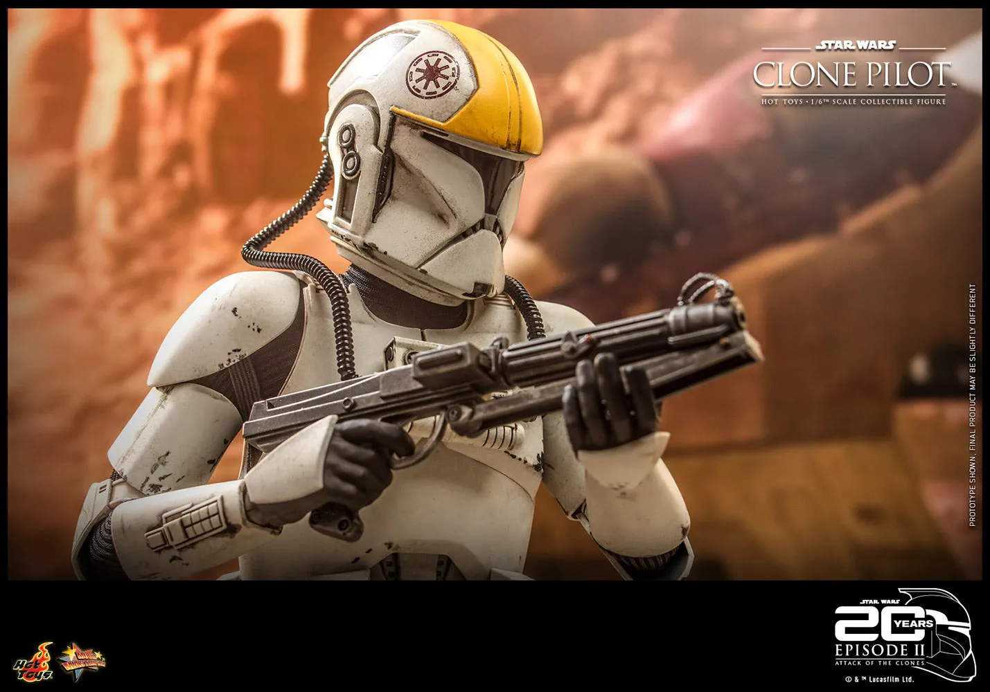 Hot Toys 1/6 Scale Figure - Clone Pilot (Star Wars: Episode II: Attack of the Clones)