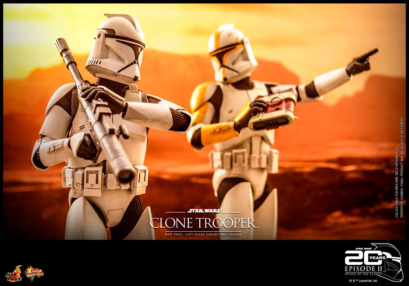 Hot Toys 1/6 Scale Figure - Clone Trooper (Star Wars: Episode II: Attack of the Clones)