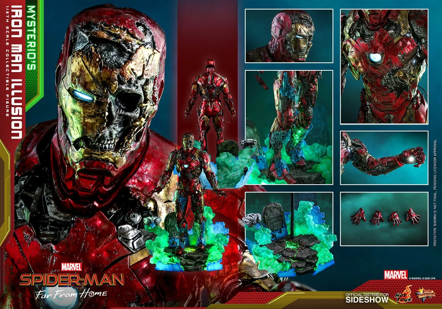 Hot Toys Movie Masterpiece 1/6 Scale Figure - Mysterio's Iron Man Illusion (Spider-Man: Far From Home)