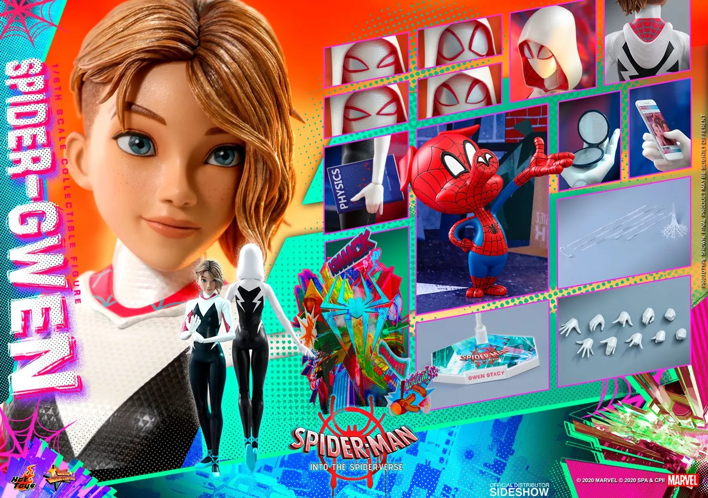 Hot Toys Movie Masterpiece 1/6 Scale Figure - Spider-Gwen (Spider-Man: Into the Spider-Verse)