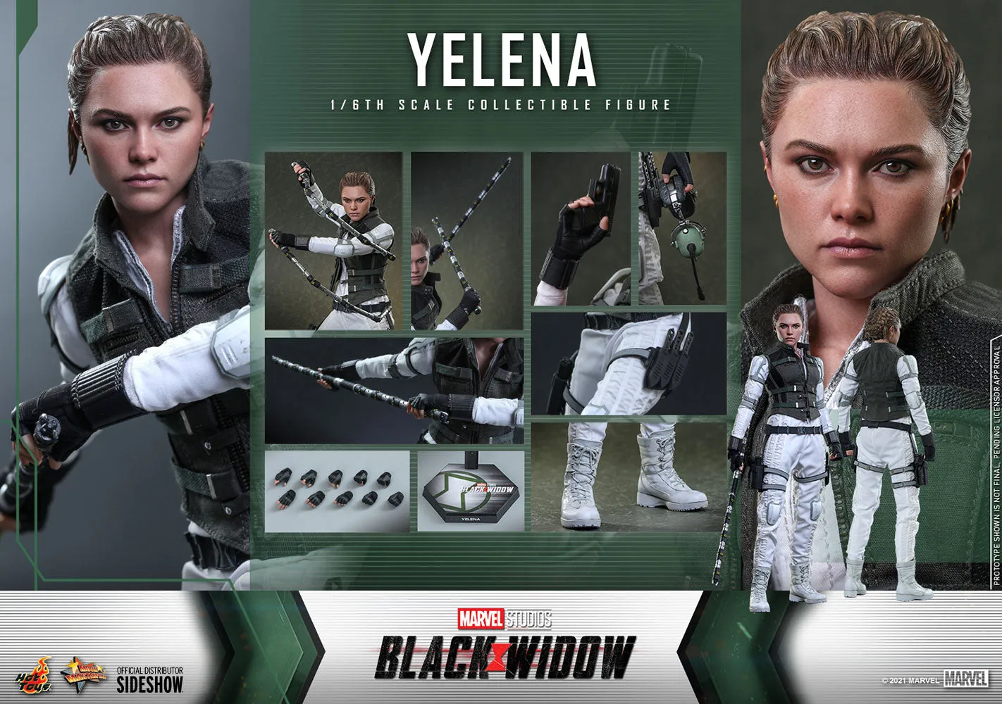 Hot Toys Sixth Scale Figure - Yelena (Black Widow)